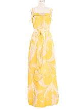 1970s Handmade Obi Fabric Gown Dress arcadeshops.com