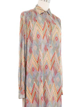 Missoni Printed Silk Shirt Dress Dress arcadeshops.com