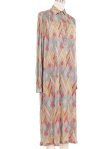 Missoni Printed Silk Shirt Dress Dress arcadeshops.com