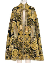 Olive Tapestry Cape Jacket arcadeshops.com