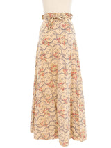 Cotton Indian Floral Wrap Skirt Bottom arcadeshops.com
