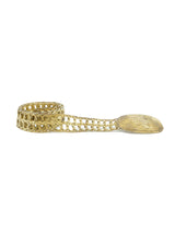 Goldtone Woven Wire Belt Accessory arcadeshops.com
