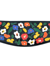1970s Valentino Patent Floral Waist Belt Accessory arcadeshops.com