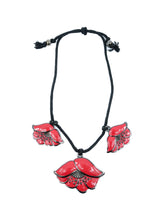 1980 Yves Saint Laurent Metal Poppy Necklace Accessory arcadeshops.com