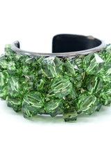 Jade Green Beaded Cuff Jewelry arcadeshops.com