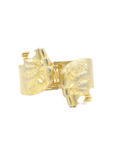 Lion Head Metal Clamper Cuff Jewelry arcadeshops.com