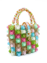 1950s Pastel Beaded Handbag Accessory arcadeshops.com
