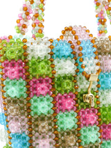 1950s Pastel Beaded Handbag Accessory arcadeshops.com