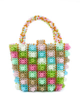 1950s Pastel Beaded Handbag Accessory arcadeshops.com