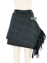 Sacai Plaid Kilt Shorts Bottom arcadeshops.com