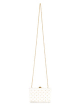 Courreges Studded Woven Convertible Clutch Accessory arcadeshops.com