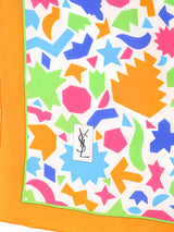 Yves Saint Laurent 'Hommage a Matisse' Multicolor Geometric Scarf Accessory arcadeshops.com