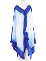 Issey Miyake Indigo Dyed Lace Up Tent Dress Dress arcadeshops.com