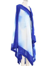 Issey Miyake Indigo Dyed Lace Up Tent Dress Dress arcadeshops.com