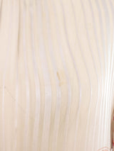 The Silk Farm Metallic Stripe Boho Silk Dress Dress arcadeshops.com