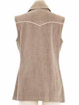 1970s Peacock Beaded Sleeveless Top Top arcadeshops.com