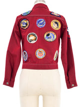 1970s Red Patch Jacket Jacket arcadeshops.com