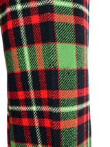 1970s Plaid Wool Flare Trousers Bottom arcadeshops.com