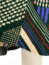 1970s Bus Stop Abstract Print Dress Dress arcadeshops.com