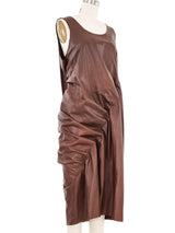 2011 Junya Watanabe Comme des Garcons Leather Sculptural Dress Dress arcadeshops.com
