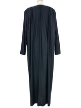 Oscar de la Renta Crystal Trimmed Jersey Caftan Dress arcadeshops.com