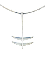 Sterling Norway Plus Anchor Pendant Collar Jewelry arcadeshops.com