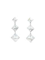 Sterling Triple Drop Earrings Jewelry arcadeshops.com