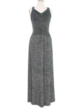 1970s Tinsel Knit Tank Dress Dress arcadeshops.com