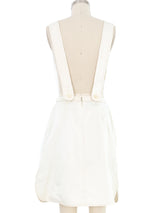 1960s Geoffrey Beene Ivory Pinafore Dress Dress arcadeshops.com