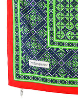 Yves Saint Laurent Square Print Silk Scarf Accessory arcadeshops.com