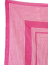 Yves Saint Laurent Square Striped Scarf Accessory arcadeshops.com