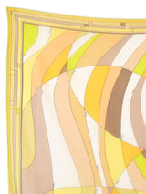 1960s Emilio Pucci Abstract Print Silk Scarf Accessory arcadeshops.com