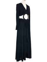 1970s Trompe L'Oeil Maxi Dress Dress arcadeshops.com
