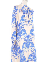 2018 Gucci Dragon Print Silk Shirt Dress Dress arcadeshops.com