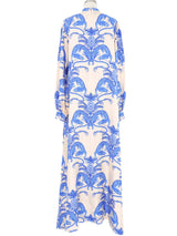 2018 Gucci Dragon Print Silk Shirt Dress Dress arcadeshops.com