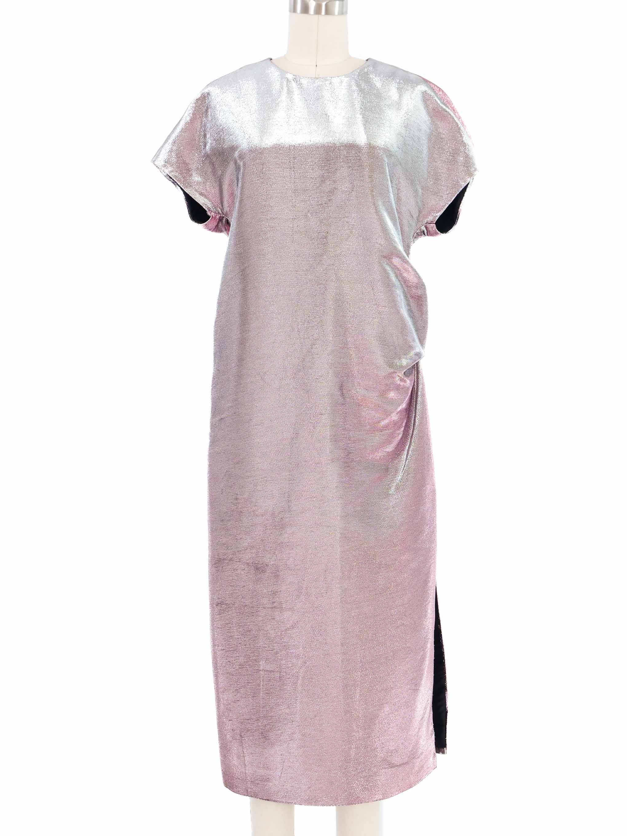 Jil Sander Women Fluo Pink Polyester Mini Dress