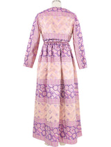 Metallic Pink Brocade Dress Ensemble Suit arcadeshops.com