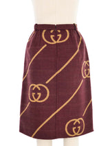 Gucci Interlocking G Wool Skirt Bottom arcadeshops.com