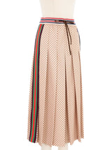 Gucci Interlocking Monogram Pleated Skirt Bottom arcadeshops.com