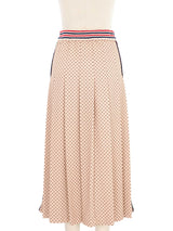 Gucci Interlocking Monogram Pleated Skirt Bottom arcadeshops.com