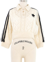 2022 Gucci Adidas Cropped Sweater Top arcadeshops.com