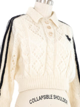 2022 Gucci Adidas Cropped Sweater Top arcadeshops.com