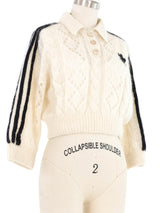 2022 Gucci Adidas Cropped Sweater Top arcadeshops.com