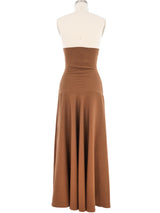 Jean Paul Gaultier Burnt Umber Ultra High Waist Skirt Bottom arcadeshops.com