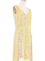 2019 Marni Sequin Floral Dress Dress arcadeshops.com