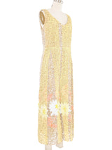 2019 Marni Sequin Floral Dress Dress arcadeshops.com