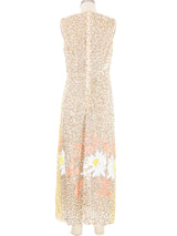 2019 Marni Sequin Floral Dress Dress arcadeshops.com