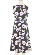 Marni Pink Poppy Print Shift Dress Dress arcadeshops.com
