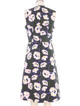 Marni Pink Poppy Print Shift Dress Dress arcadeshops.com