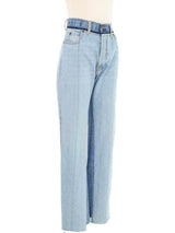 2020 Maison Margiela Spliced Jeans Bottom arcadeshops.com
